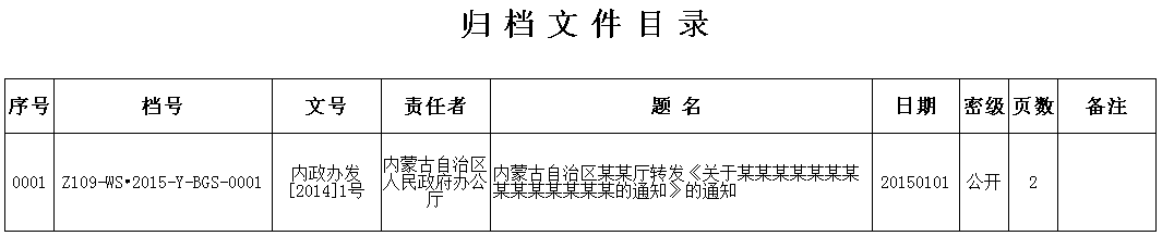 生成归档文件目录