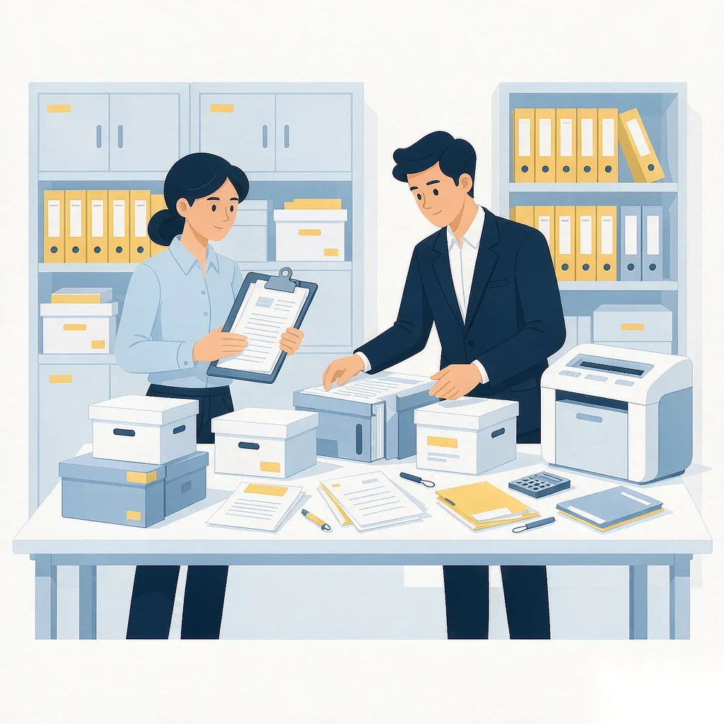 档案保管期满不等于可以销毁。按国家档案局令第 13 号第 43–45 条,讲清鉴定小组怎么组、销毁清册 8 项怎么填、6